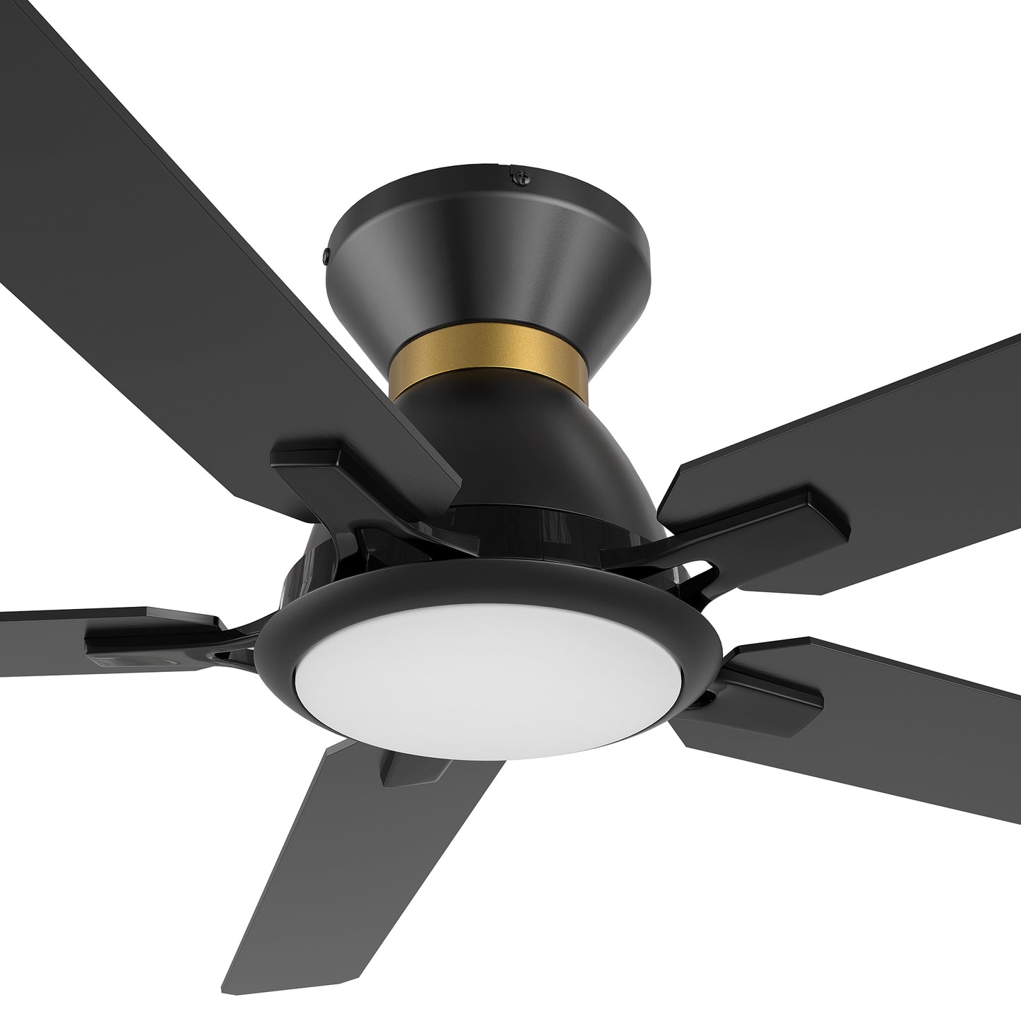 Espear 52 Inch 5-Blade Smart Ceiling Fan - Black