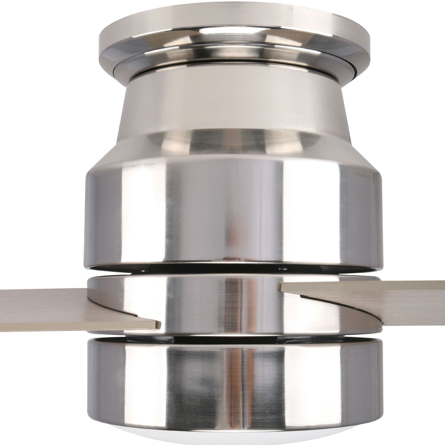 Raiden 52 Inch 3-Blade Smart Ceiling Fan - Silver/Light Wood