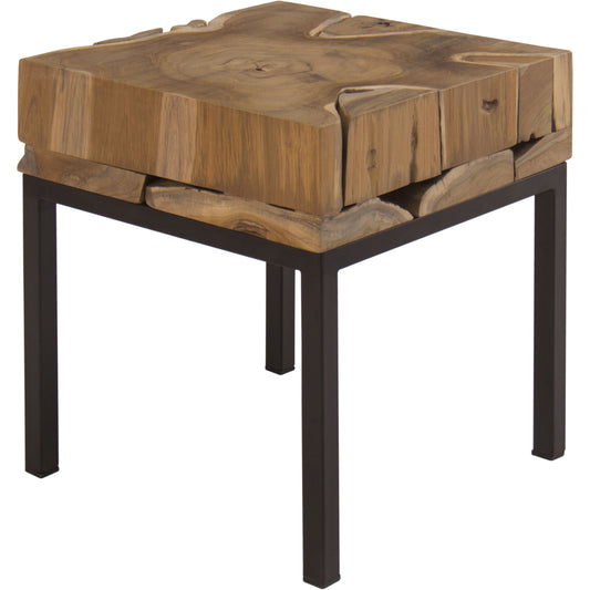 Terra Nova Natural Teak Root Live Edge Wood Table