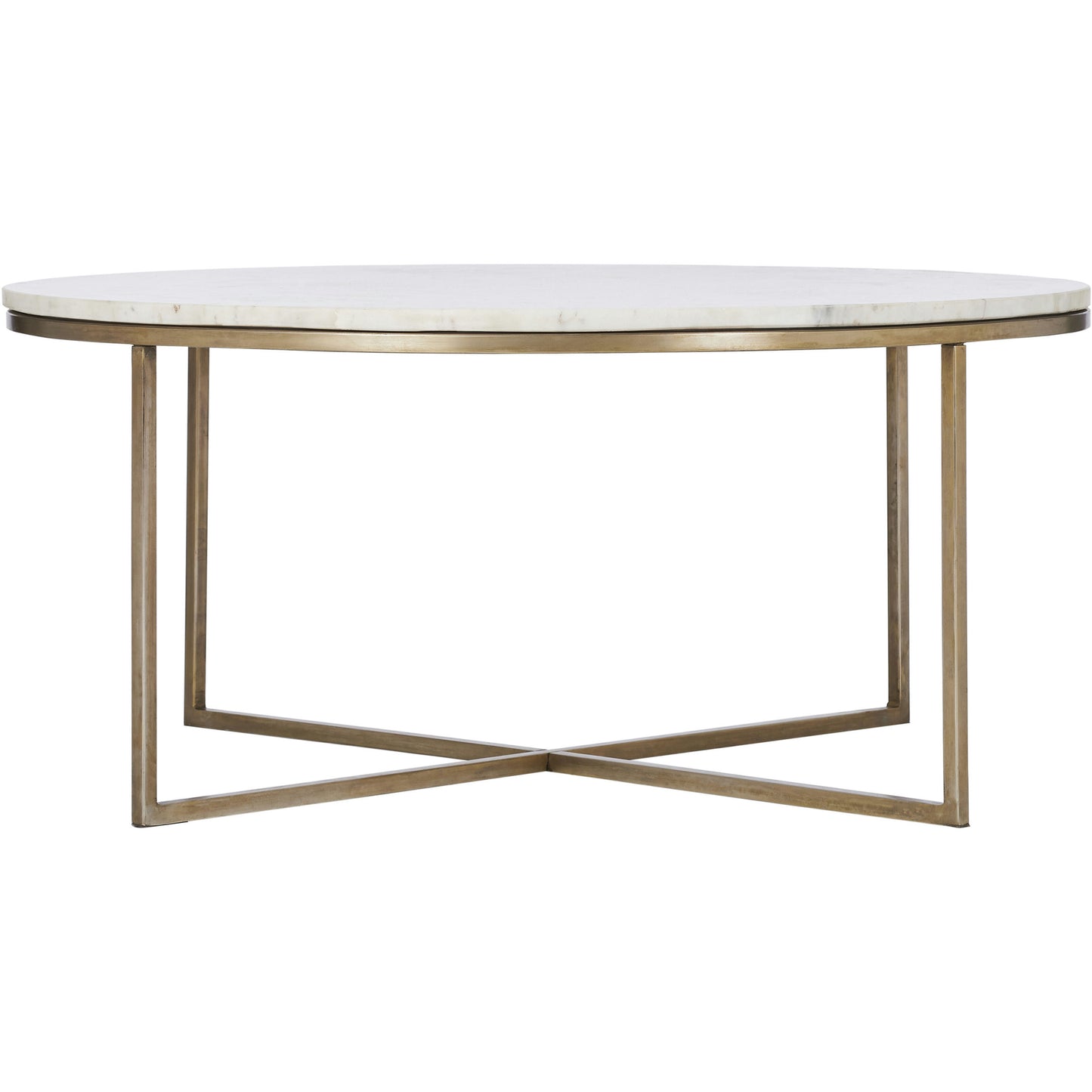 Lova Antique Brass Iron Coffee Table