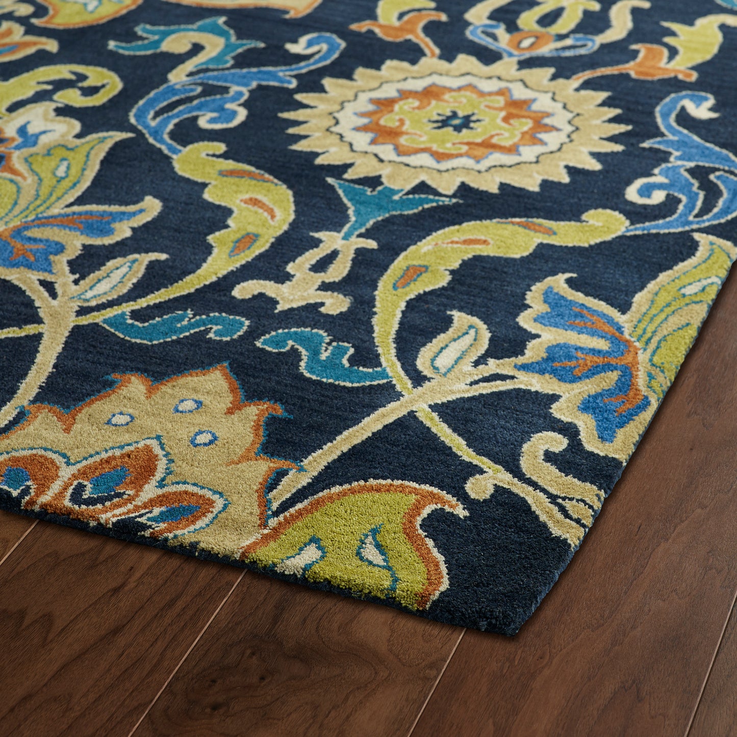 Kaleen Taj Collection TAJ02-22 Navy Area Rug 9'9" x 9'9"