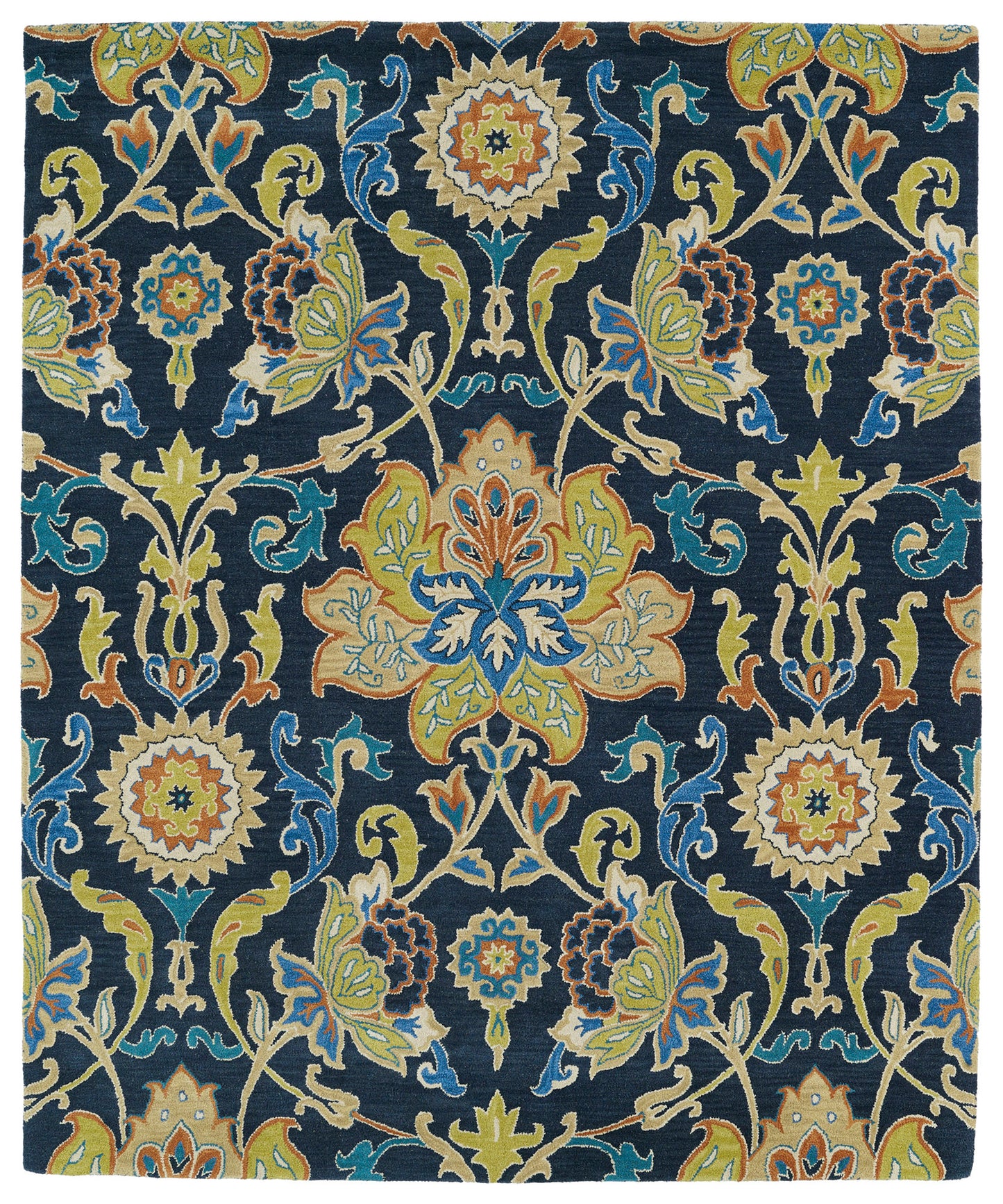Kaleen Taj Collection TAJ02-22 Navy Area Rug 3'9" x 3'9"