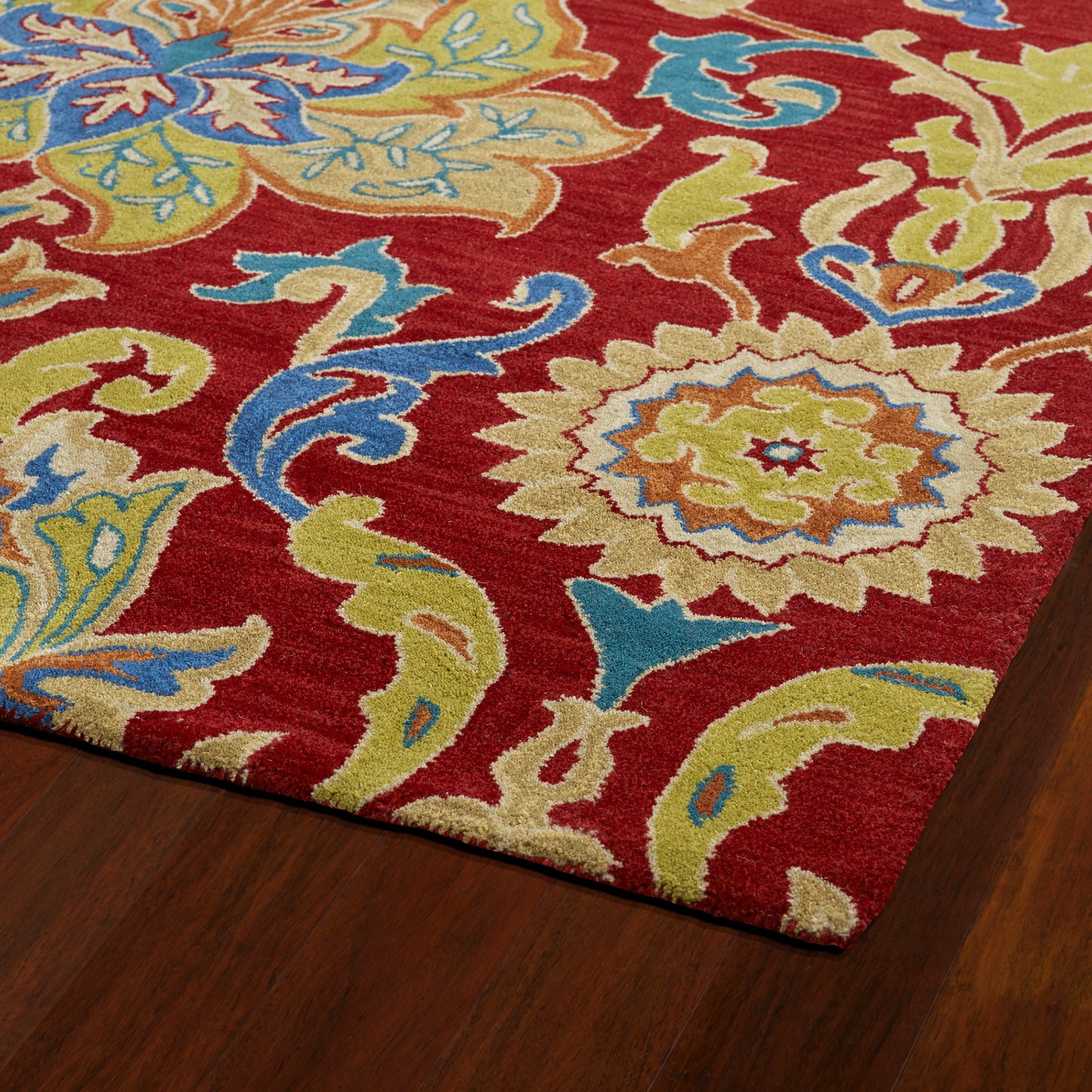 Kaleen Taj Collection Red Avacado Area Rug 5' x 7'9"