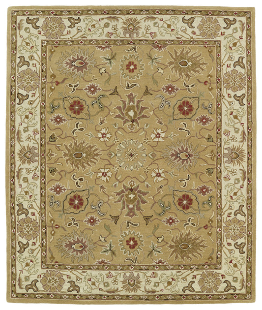 Kaleen Taj Collection Light Camel Area Rug 7'6" x 9'