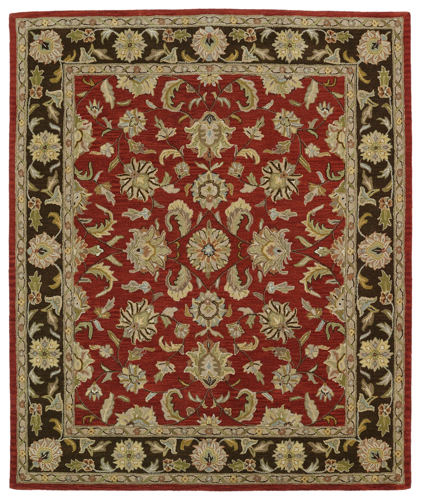 Kaleen Taj Collection Dark Salsa Area Rug 8' x 11'