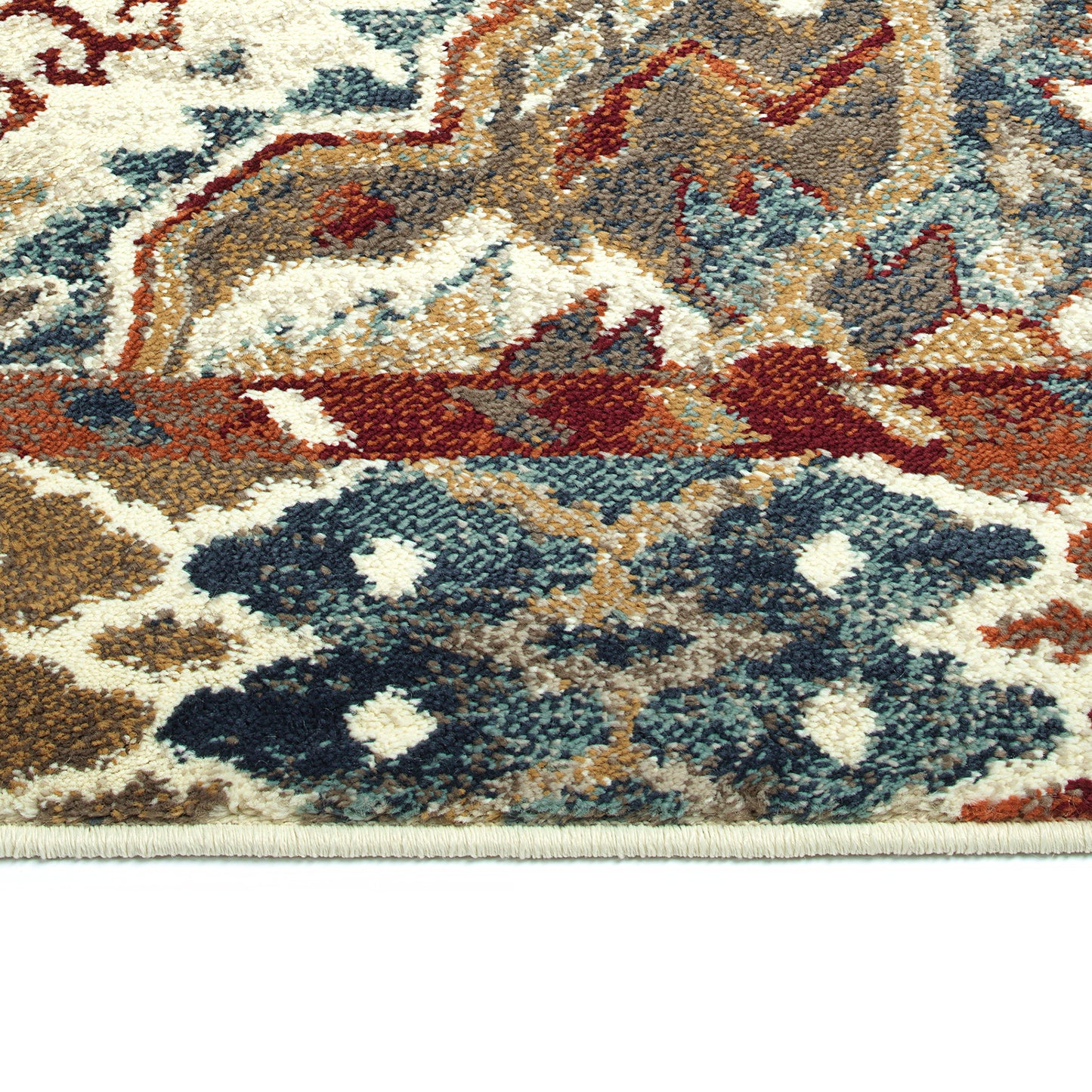 Kaleen Tallah Collection Multi Ivory Throw Rug 1'10" x 3'