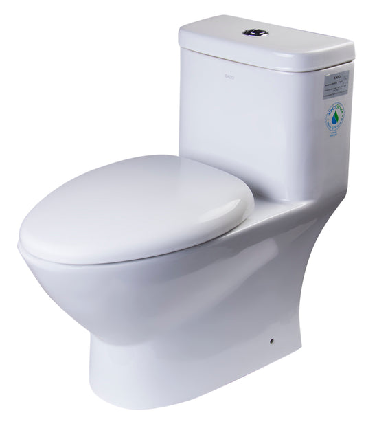 EAGO Modern Dual Flush One Piece Eco-Friendly Low Flush Ceramic Toilet