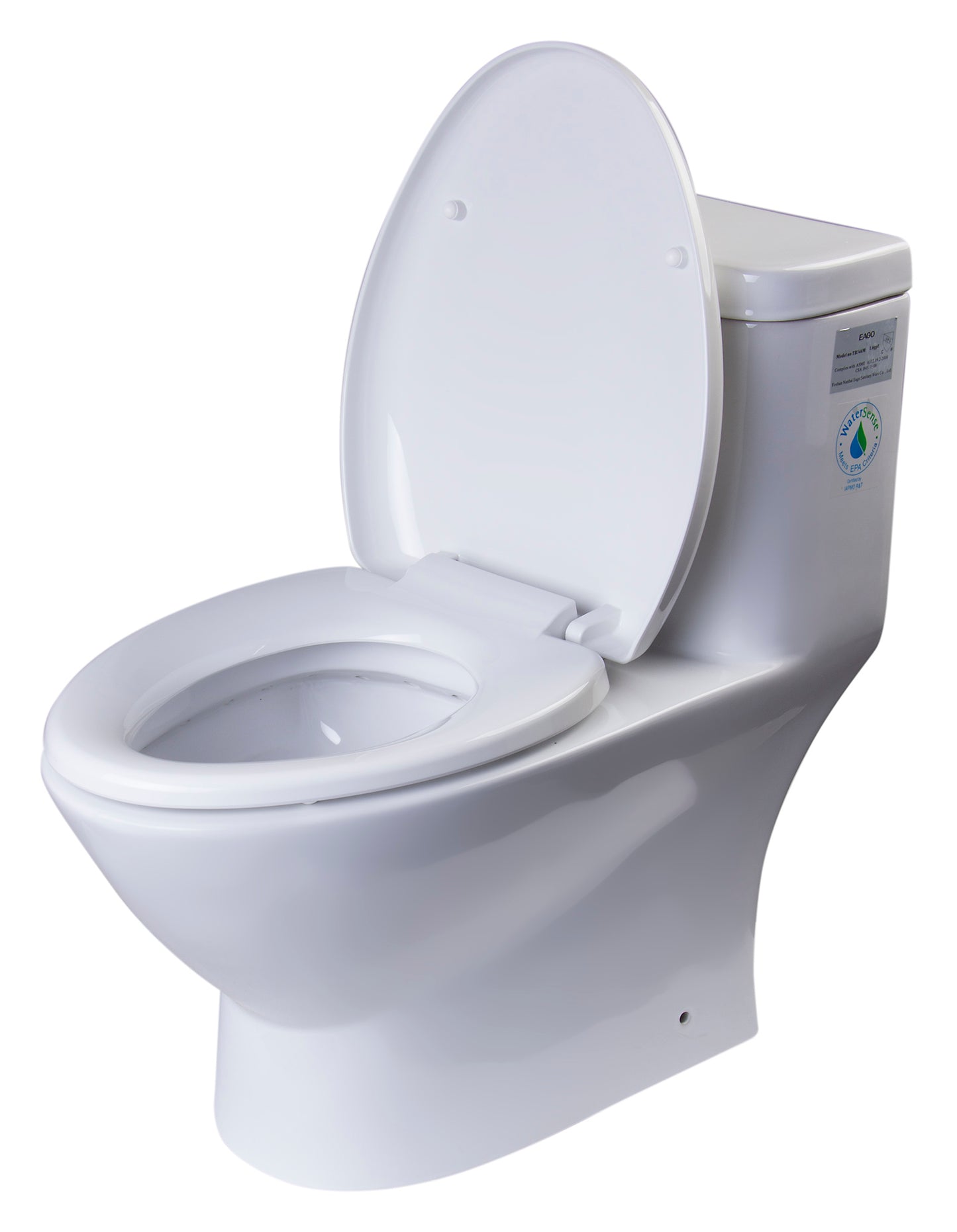 EAGO Modern Dual Flush One Piece Eco-Friendly Low Flush Ceramic Toilet