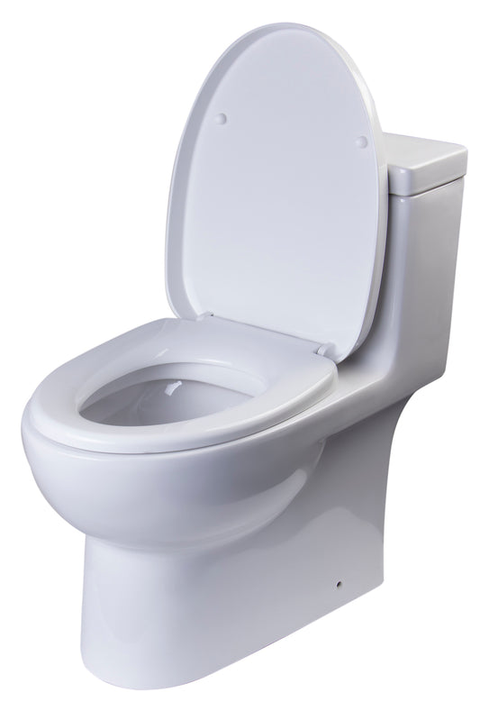 EAGO TB359 Dual Flush One Piece Eco-Friendly Low Flush Ceramic Toilet