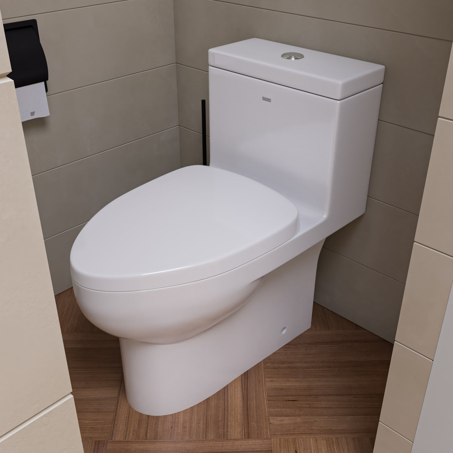 EAGO TB359 Dual Flush One Piece Eco-Friendly Low Flush Ceramic Toilet