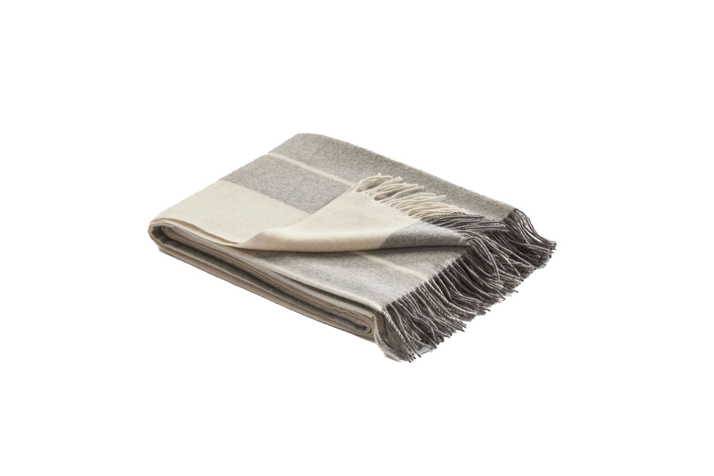 CONRAD Woven Throw Grey