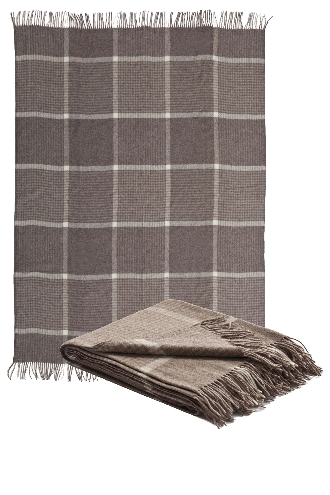 WINSTON Woven Throw Mocha