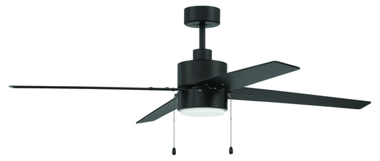 52" Terie Fan in Flat Black