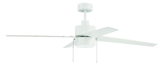52" Targas Ceiling Fan w/Light Kit - BNK w/ Silver Blades, TG52BNK3-52BN-UCI