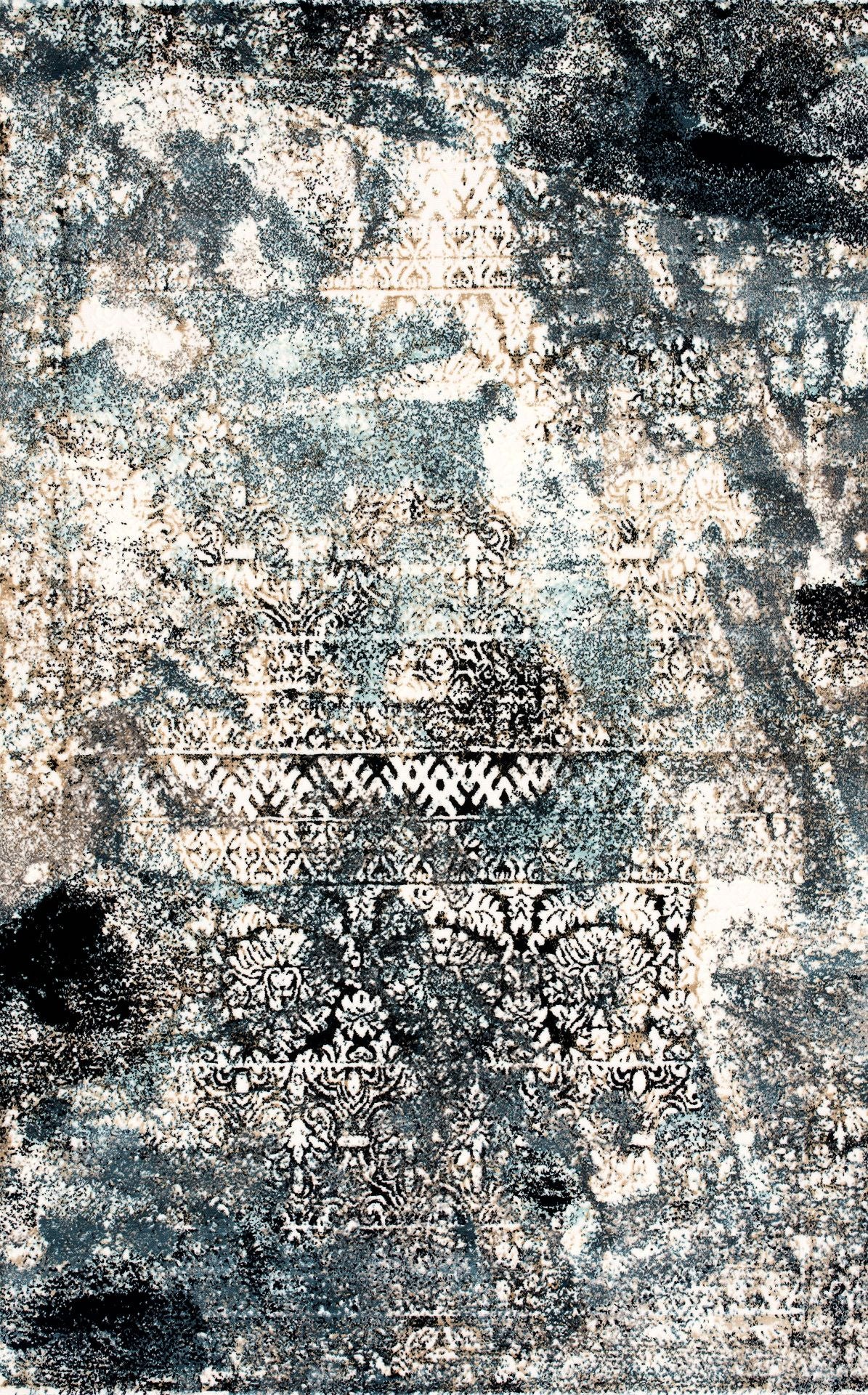 Titanium-Is-8797-7.10 X 10.10 Area Rug