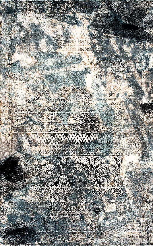Titanium-Is-8797-7.10 X 10.10 Area Rug