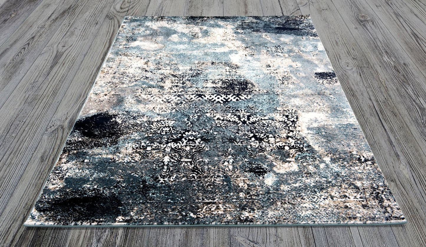 Titanium-Is-8797-7.10 X 10.10 Area Rug