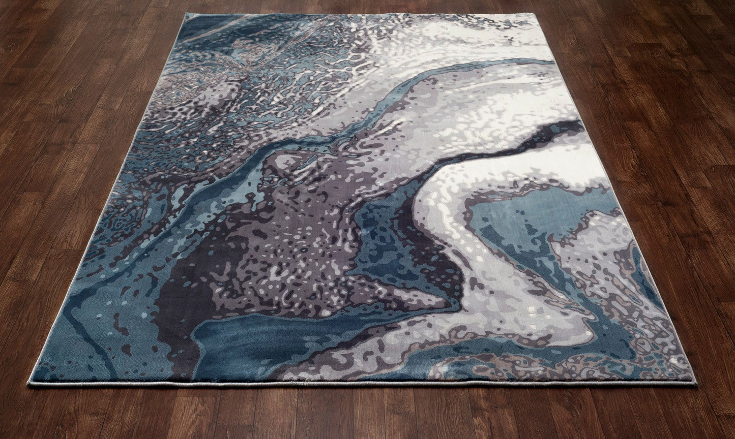 Titanium-Is_00_03_Blue-Aqua-Runner 2.7 X 9.4 Runner Rug