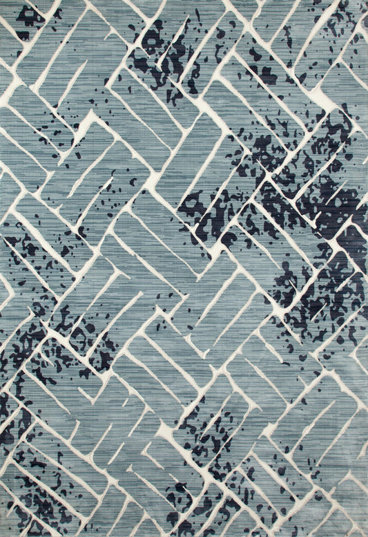 Titanium-Is_00_09_Aqua-7.10 X 10.10 Area Rug