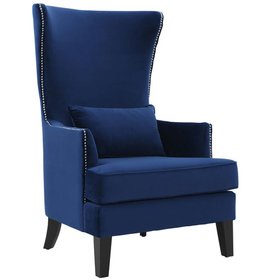 TOV Furniture Bristol Blue Tall Chair