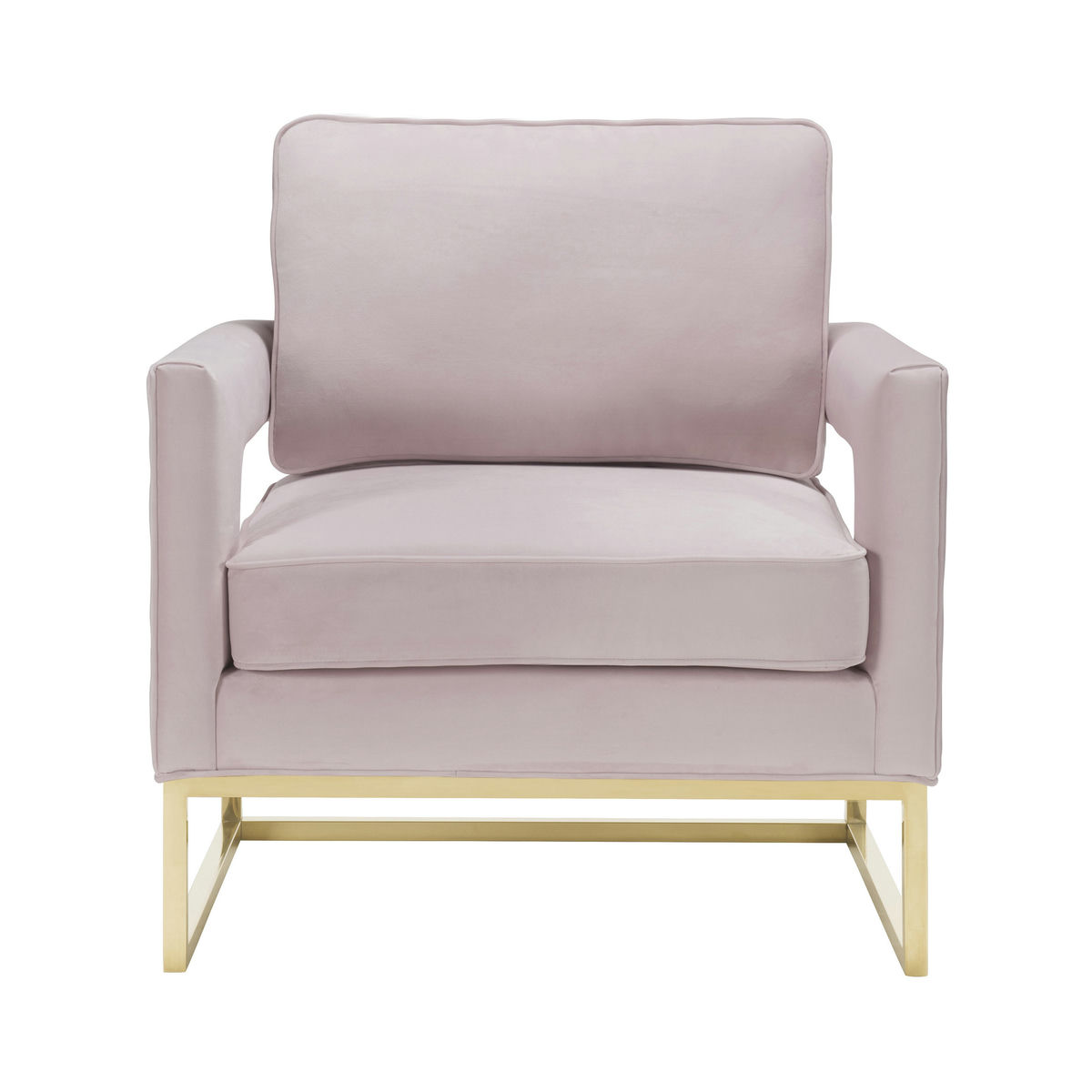 TOV Furniture Avery Blush Velvet Chair