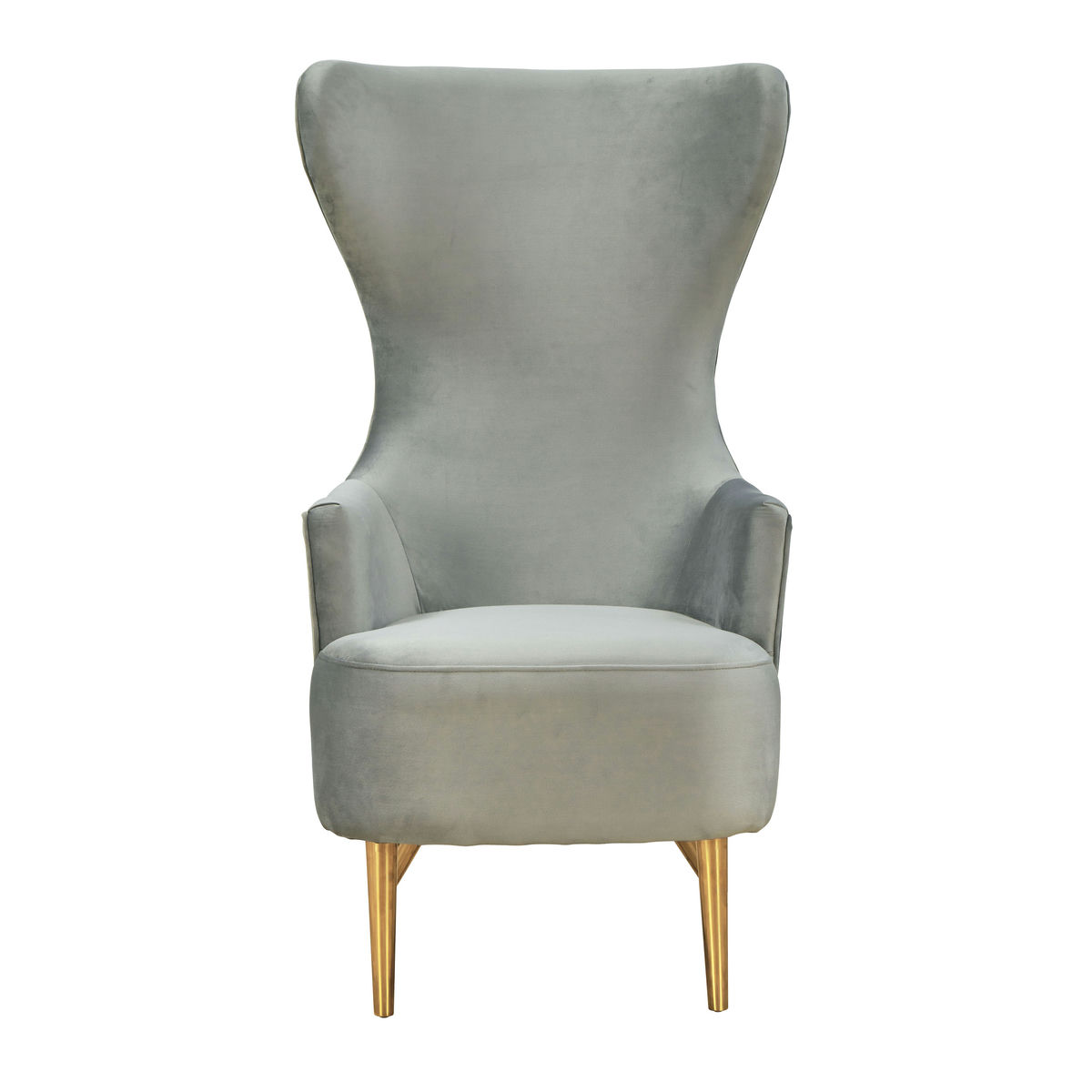 TOV Furniture Julia Grey Wingback Chair