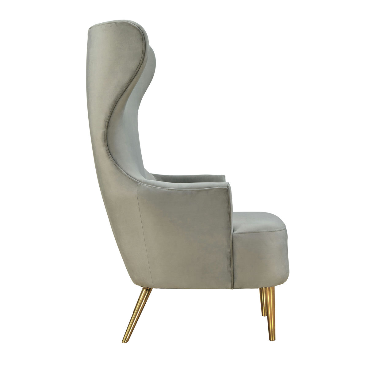 TOV Furniture Julia Grey Wingback Chair