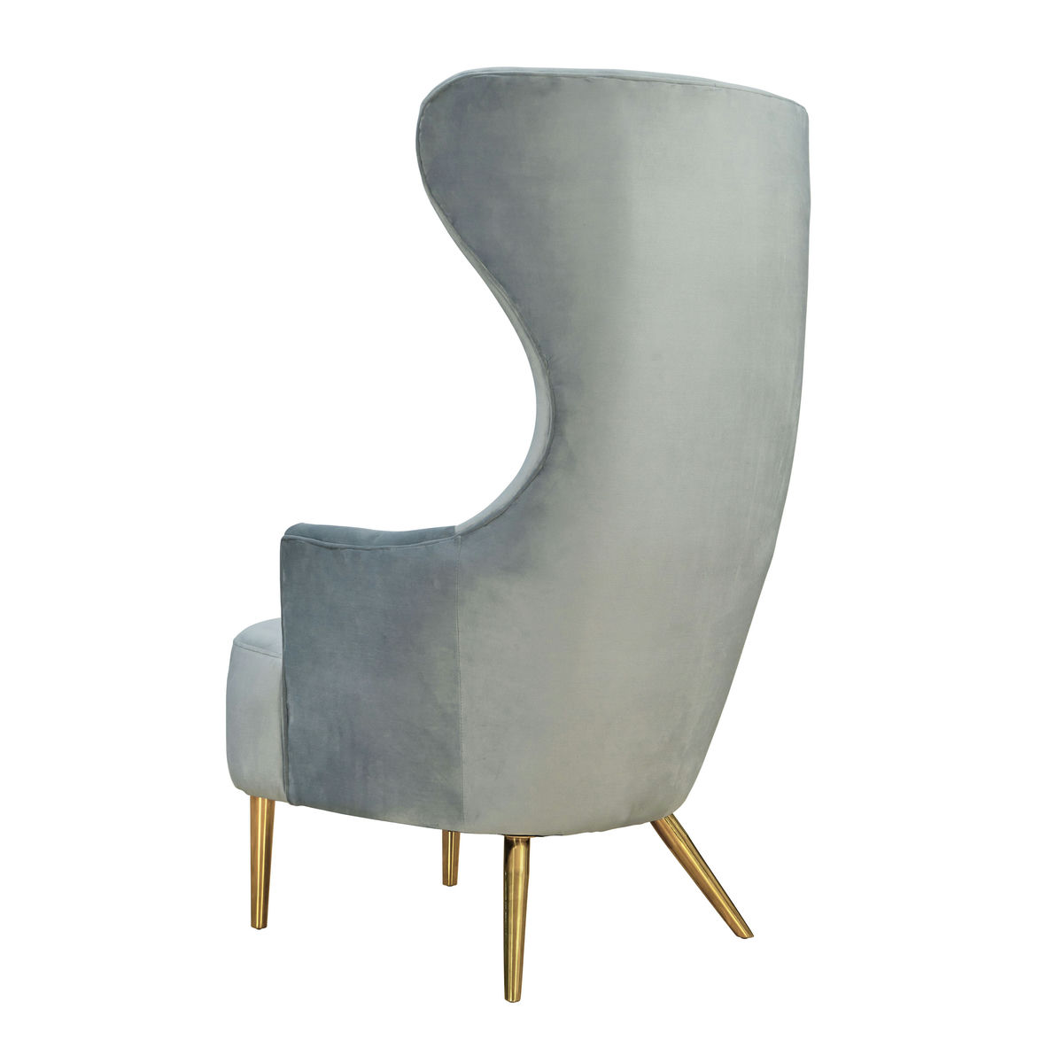 TOV Furniture Julia Grey Wingback Chair