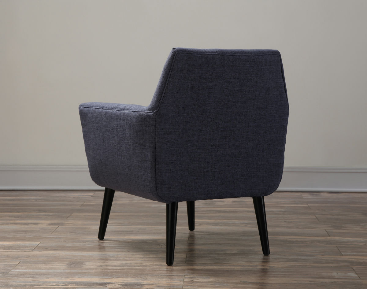 TOV Furniture Clyde Navy Linen Chair