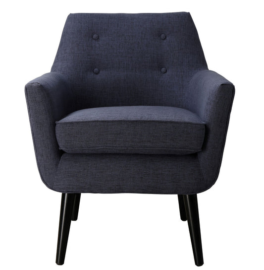 TOV Furniture Clyde Navy Linen Chair