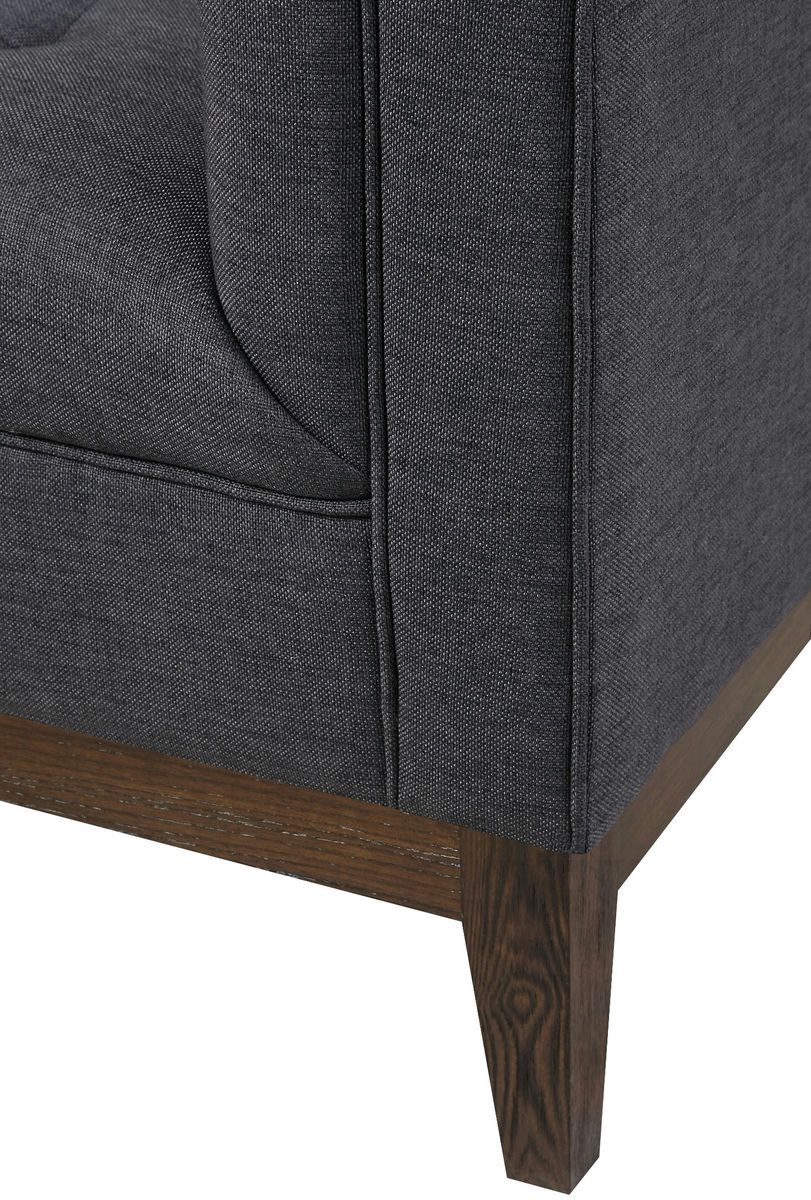 TOV Furniture Gavin Grey Linen Chair