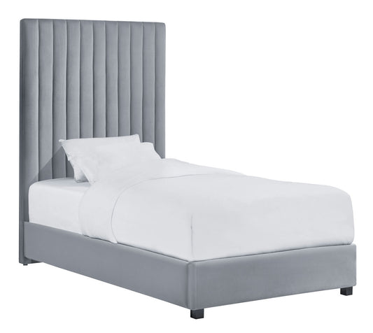 TOV Furniture Arabelle Grey Bed Twin