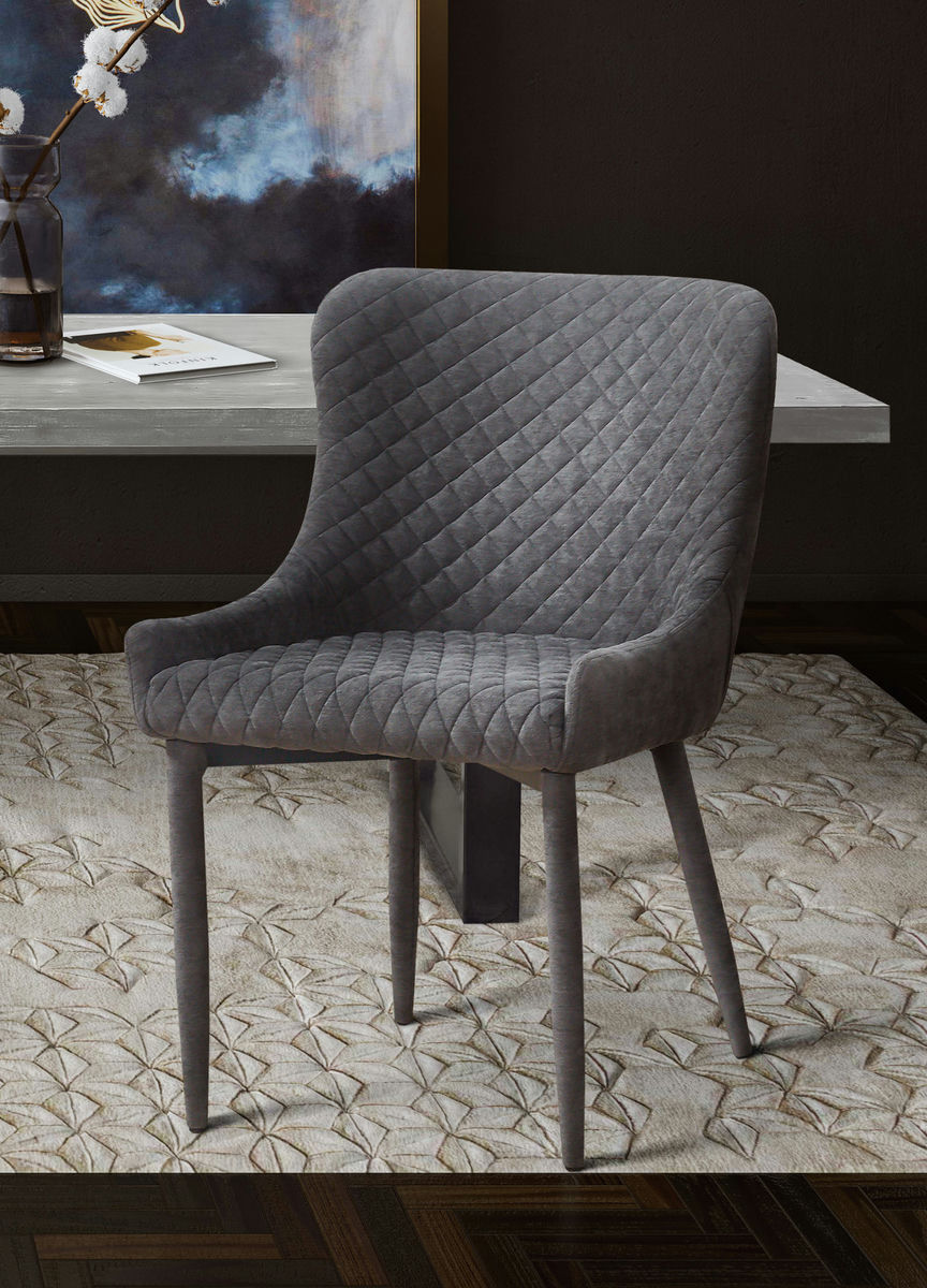TOV Furniture Draco Grey Chair