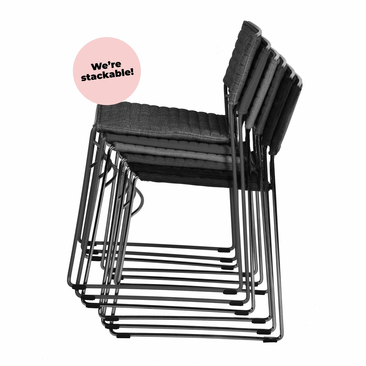 TOV Furniture Domani Cream Vegan Leather Chair (Set of 2)