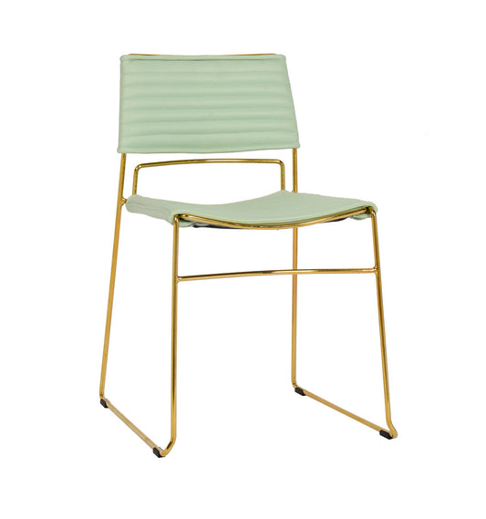 TOV Furniture Domani Mint Vegan Leather Chair (Set of 2)