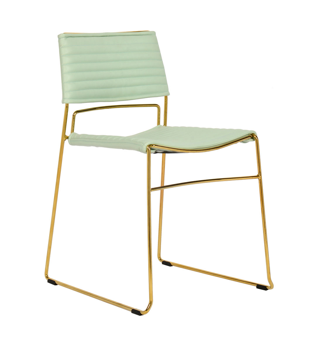 TOV Furniture Domani Mint Vegan Leather Chair (Set of 2)