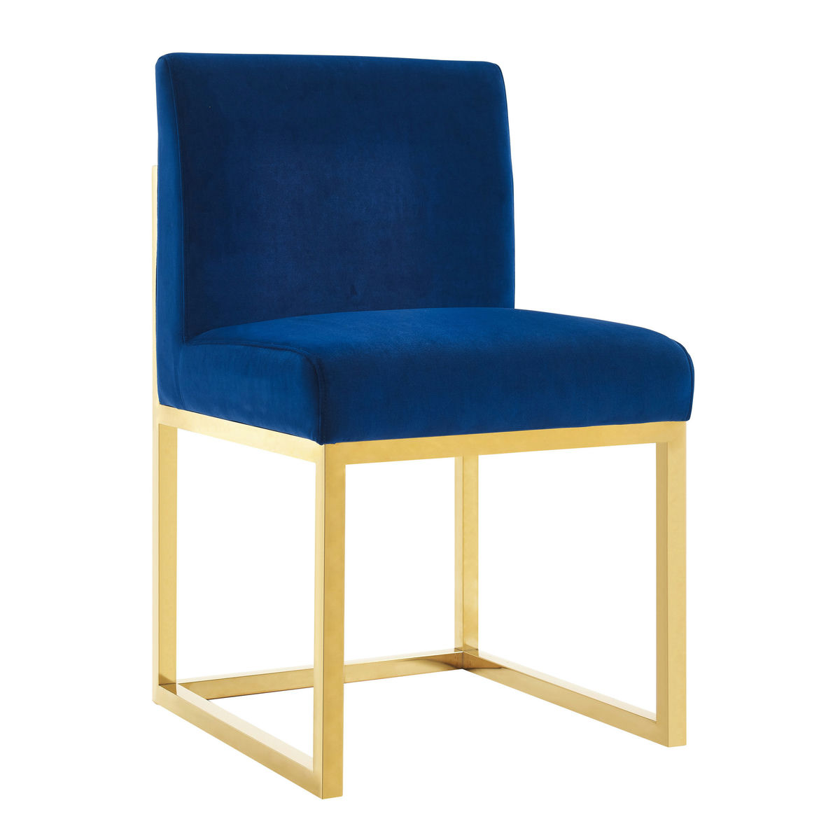 TOV Furniture Haute Navy Velvet Chair