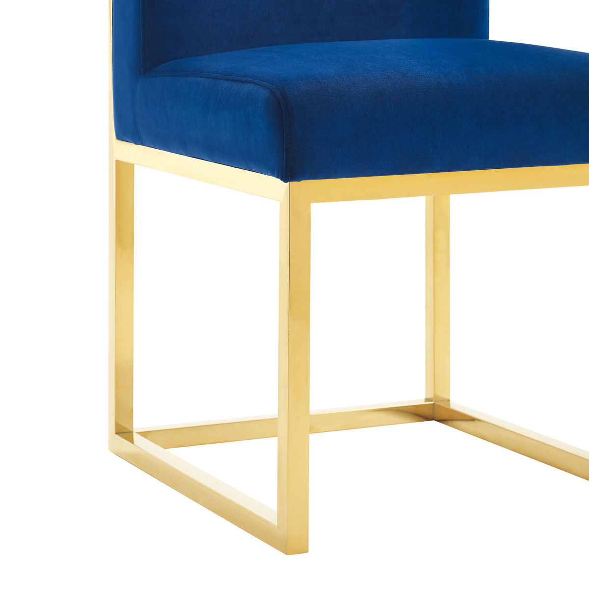 TOV Furniture Haute Navy Velvet Chair