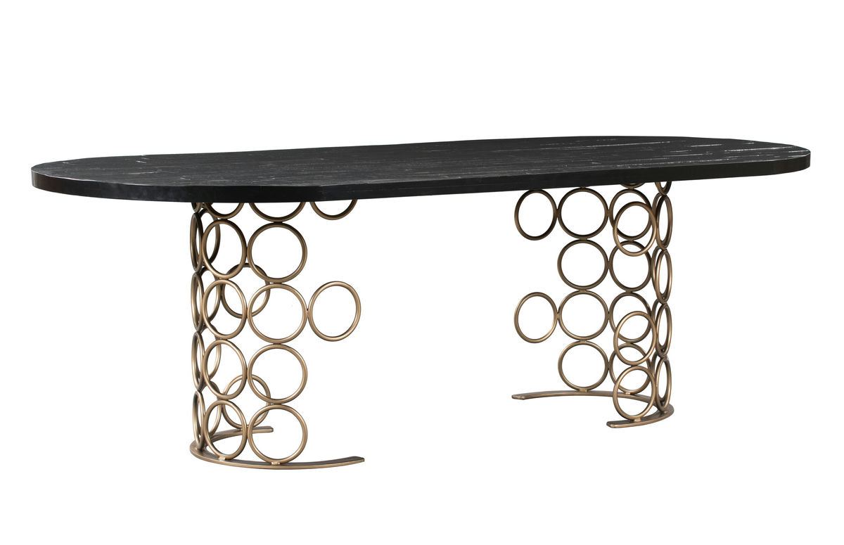 TOV Furniture Valentina Brass Dining Table