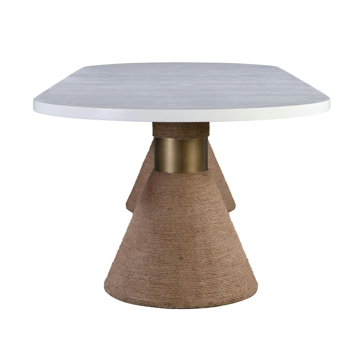 TOV Furniture Rishi Natural Rope Oval Table