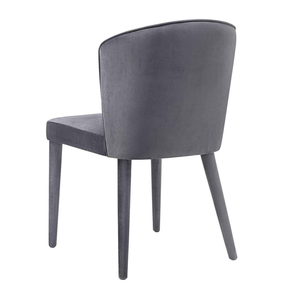 TOV Furniture Metropolitan Grey Velvet Chair