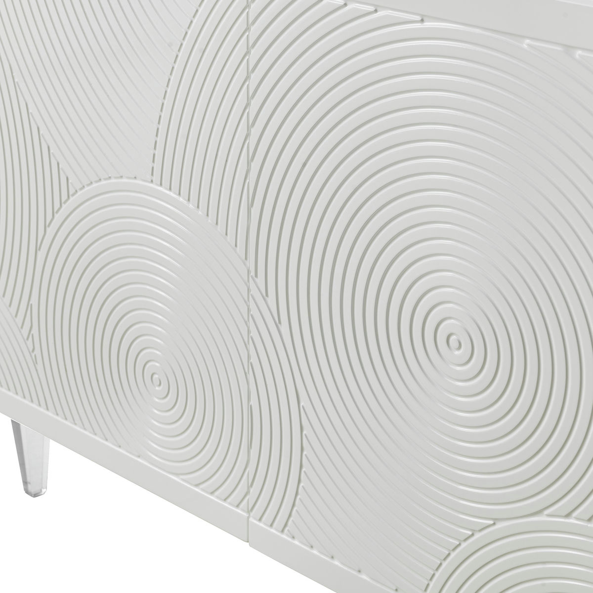 TOV Furniture Karma White Lacquer Buffet