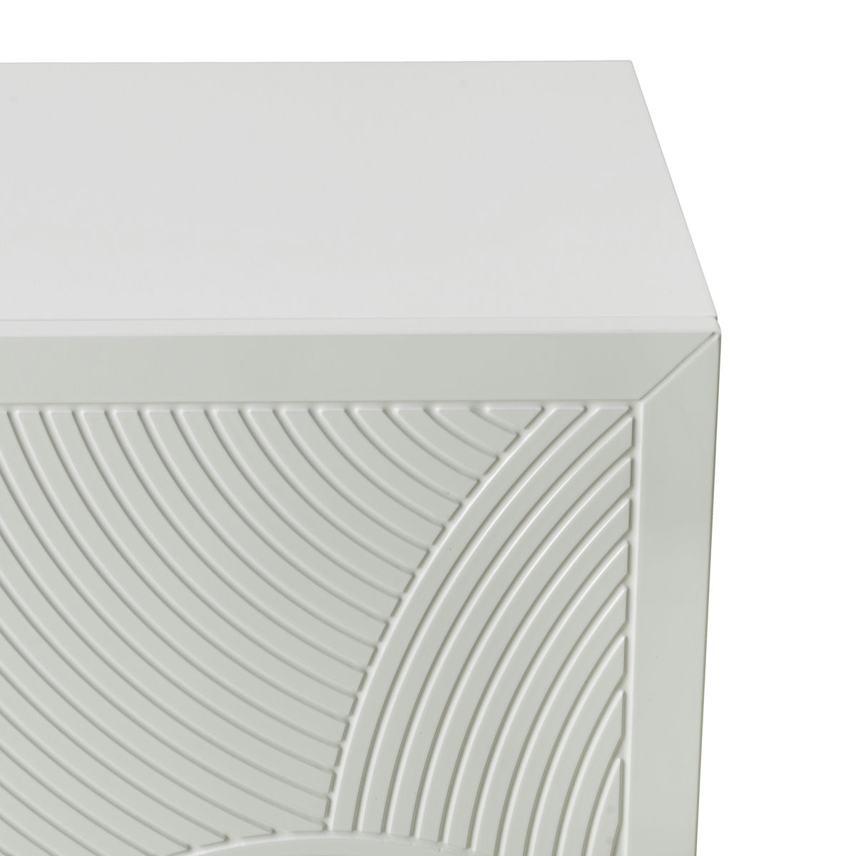 TOV Furniture Karma White Lacquer Buffet