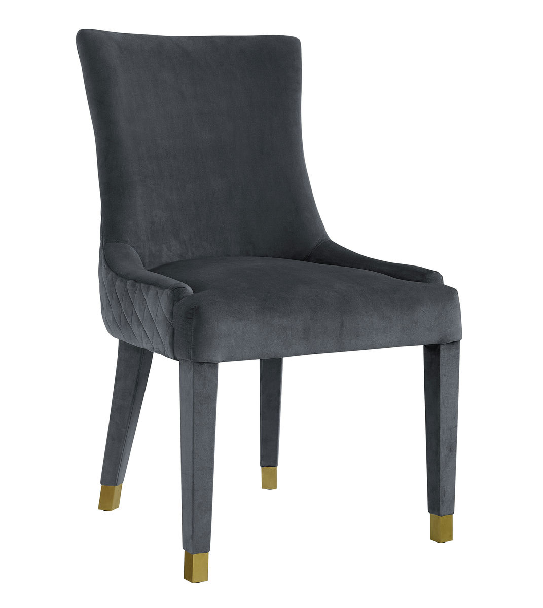TOV Furniture Diamond Grey Dining Chair (Set of 2)
