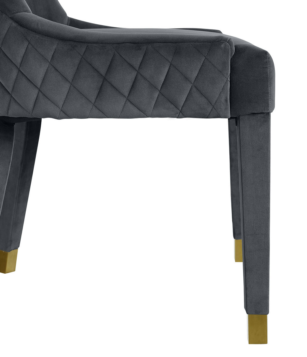 TOV Furniture Diamond Grey Dining Chair (Set of 2)
