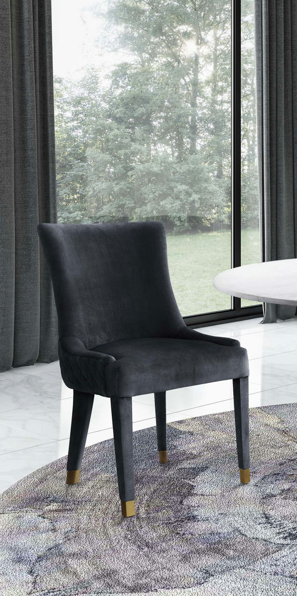 TOV Furniture Diamond Grey Dining Chair (Set of 2)