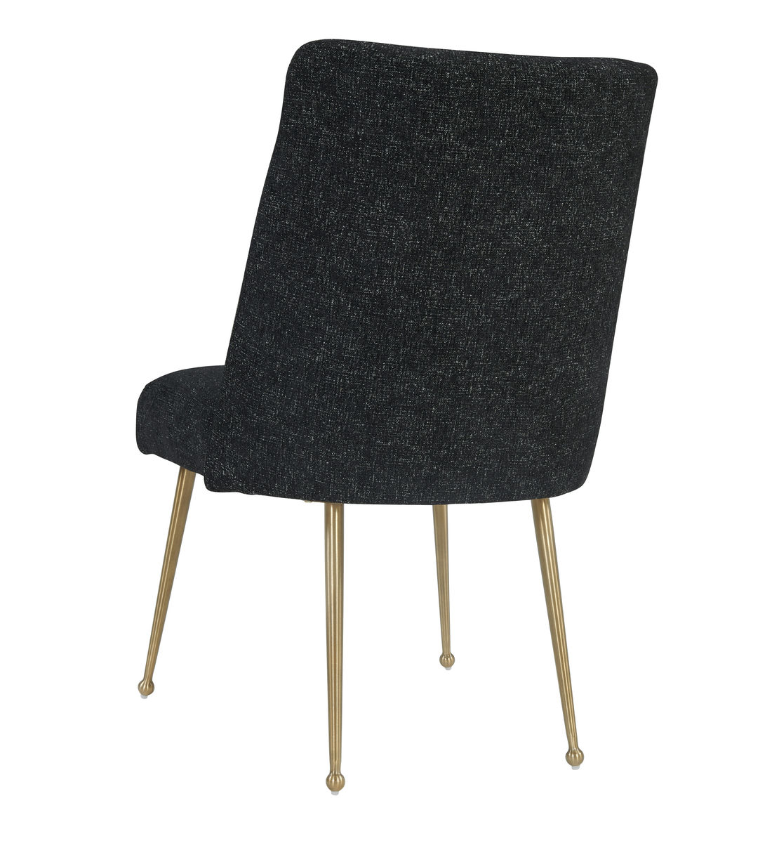 TOV Furniture Batik Black Textured Linen Dining Chair