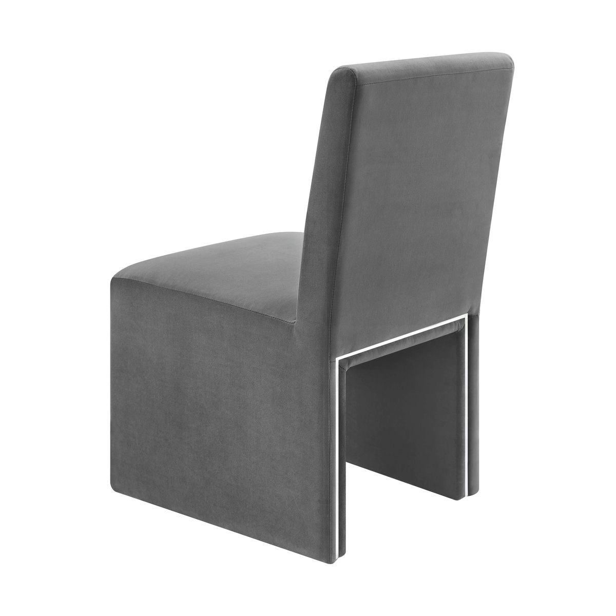 TOV Furniture Jaffa Grey Performance Velvet Dining Chair