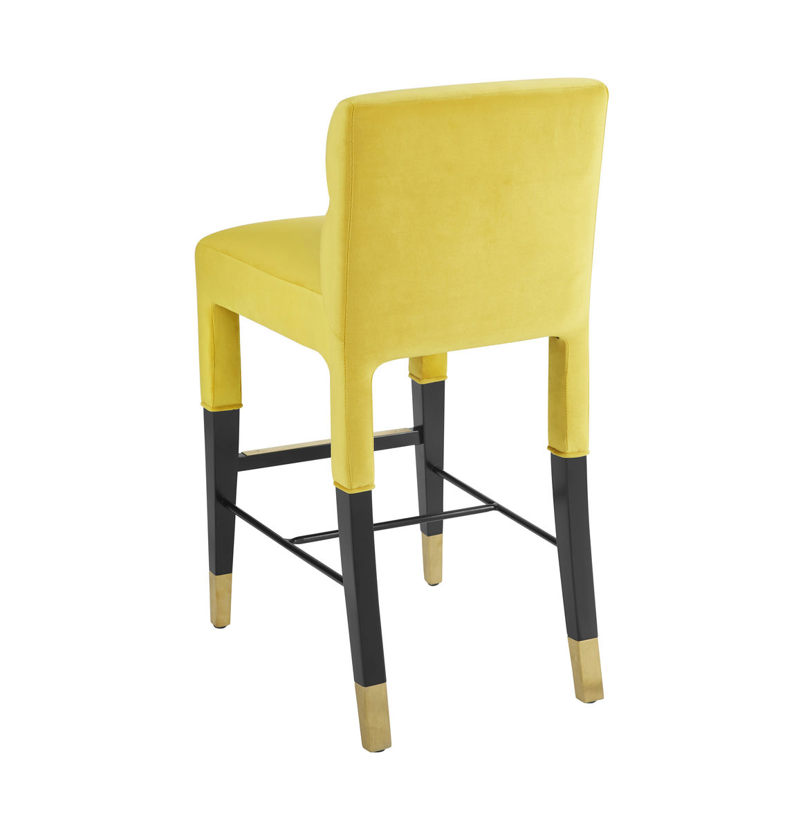 TOV Furniture Taylor Burnt Gold Velvet Counter Stool