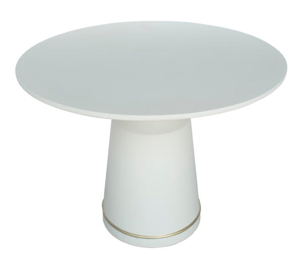 TOV Furniture Dumbo Off-White Concrete Dining Table